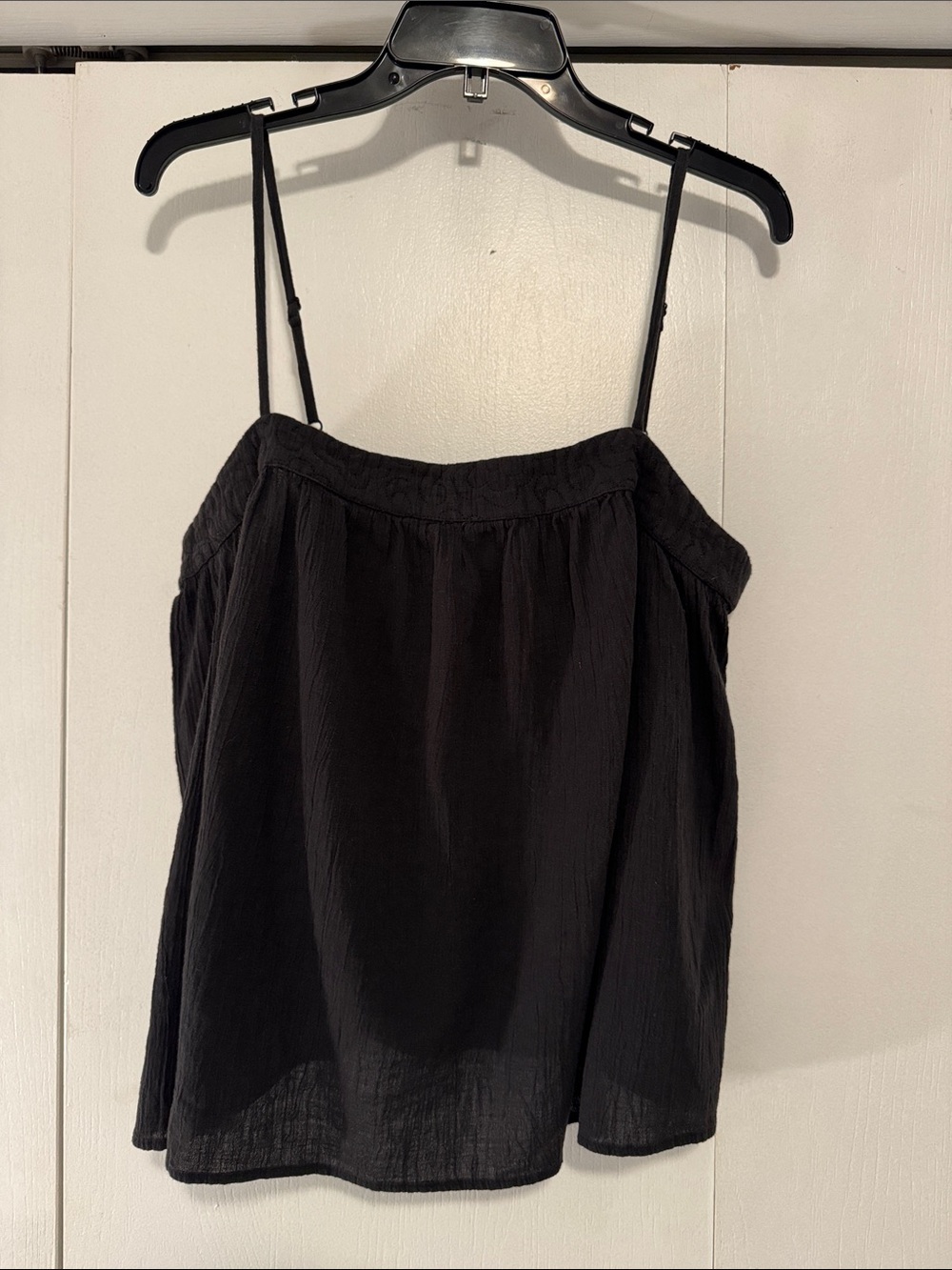 Gray Spaghetti Strap Women's Tabk